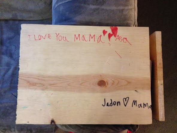 When Your Kids Write Love Notes on Furniture